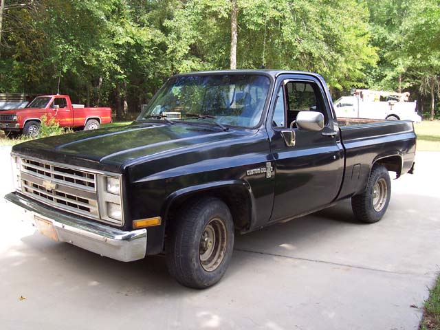 "The Old Black Truck" P.J.'s 1986 Chevrolet Custom Deluxe 10